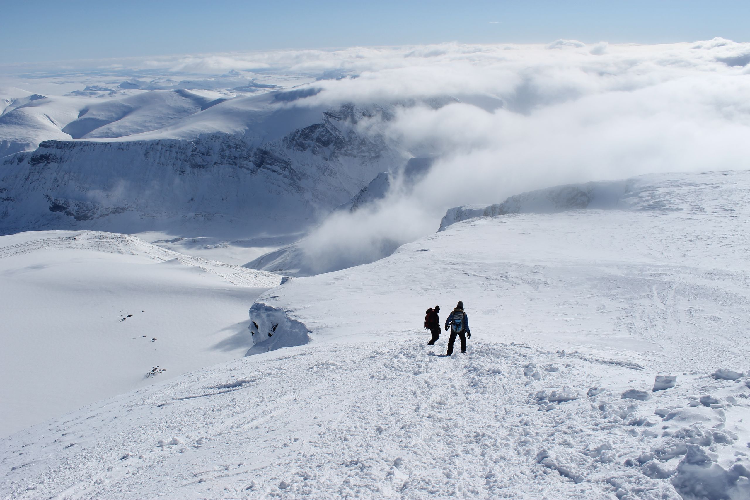 Descending from Kebnekaise, Sweden