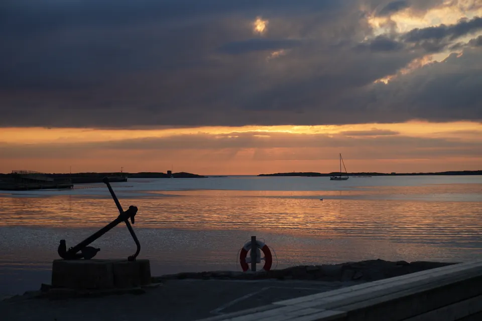 Sunset in Varberg, Sweden