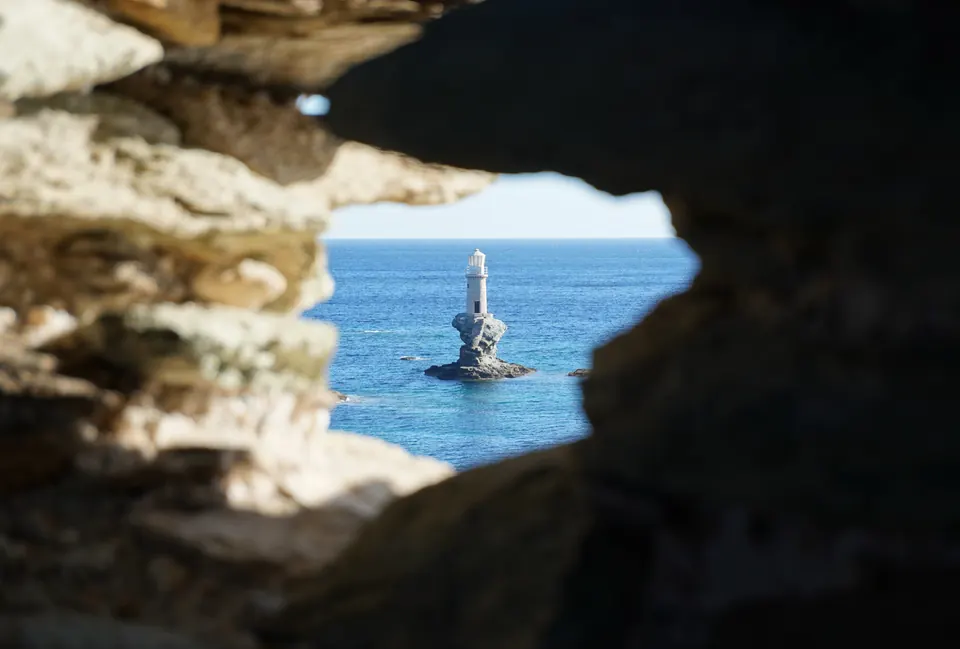 Tourlitis lighthouse, Greece
