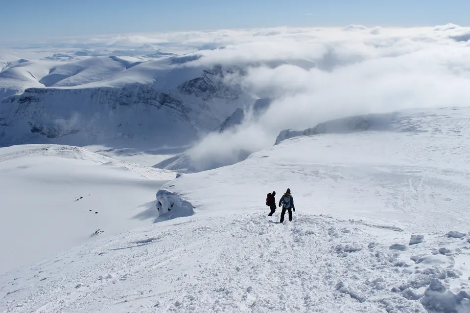 Descending from Kebnekaise, Sweden