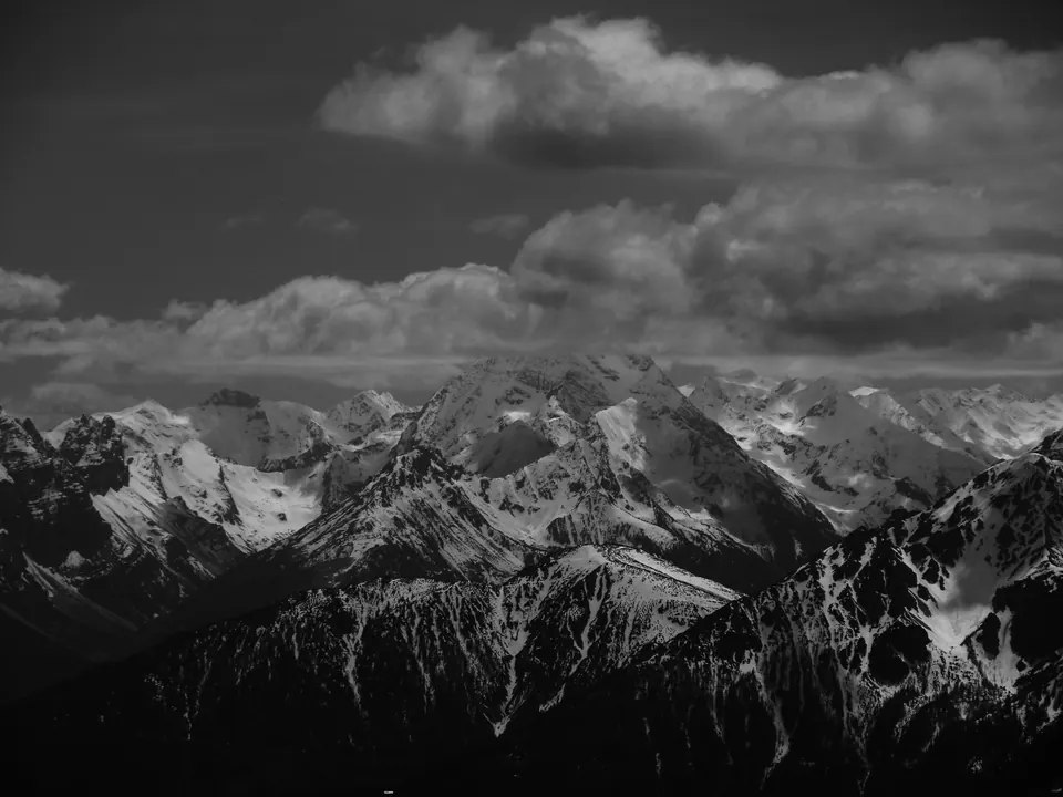Habicht seen from Hafelekar, Austria